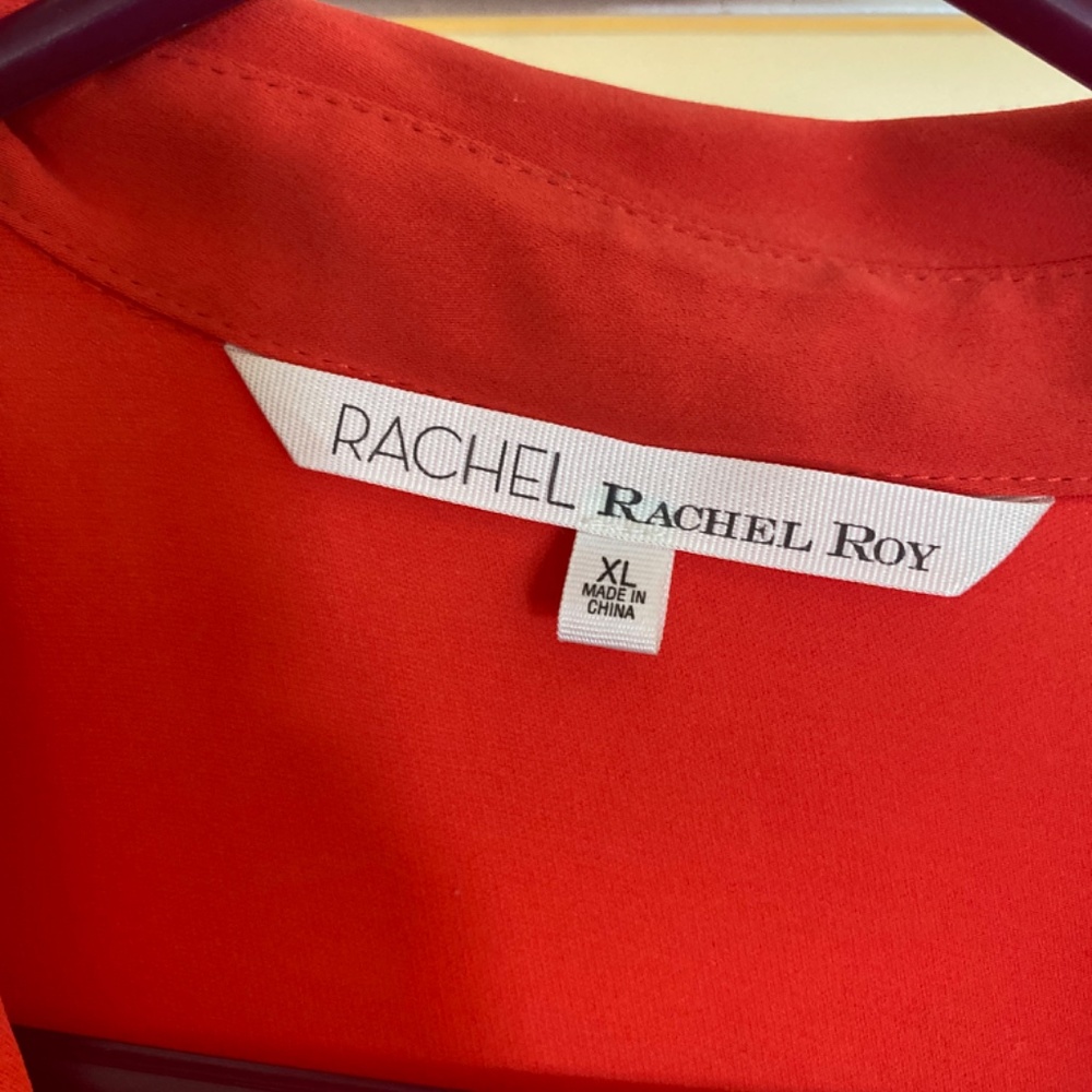Rachel Roy orange dress xl - Picture 3 of 3